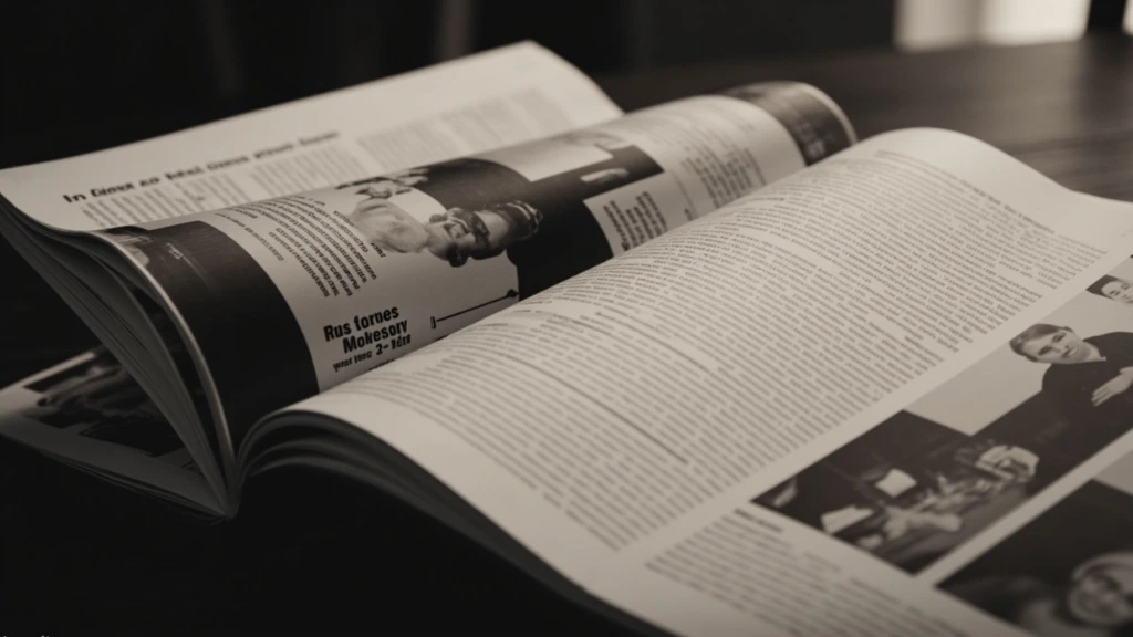 Photograph of a printed bylined contributor column in a marketing publication.